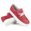 Červené tenisky na platforme K1720301RO