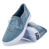 Riflové tenisky modré Slip On American Club