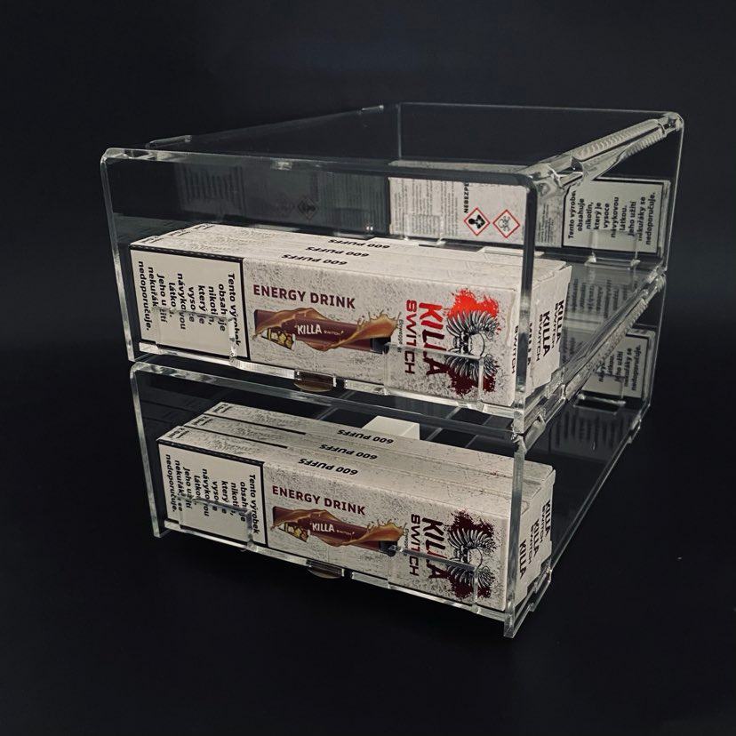 Zákazková výroba prezentačných stojanov na elektronické cigarety