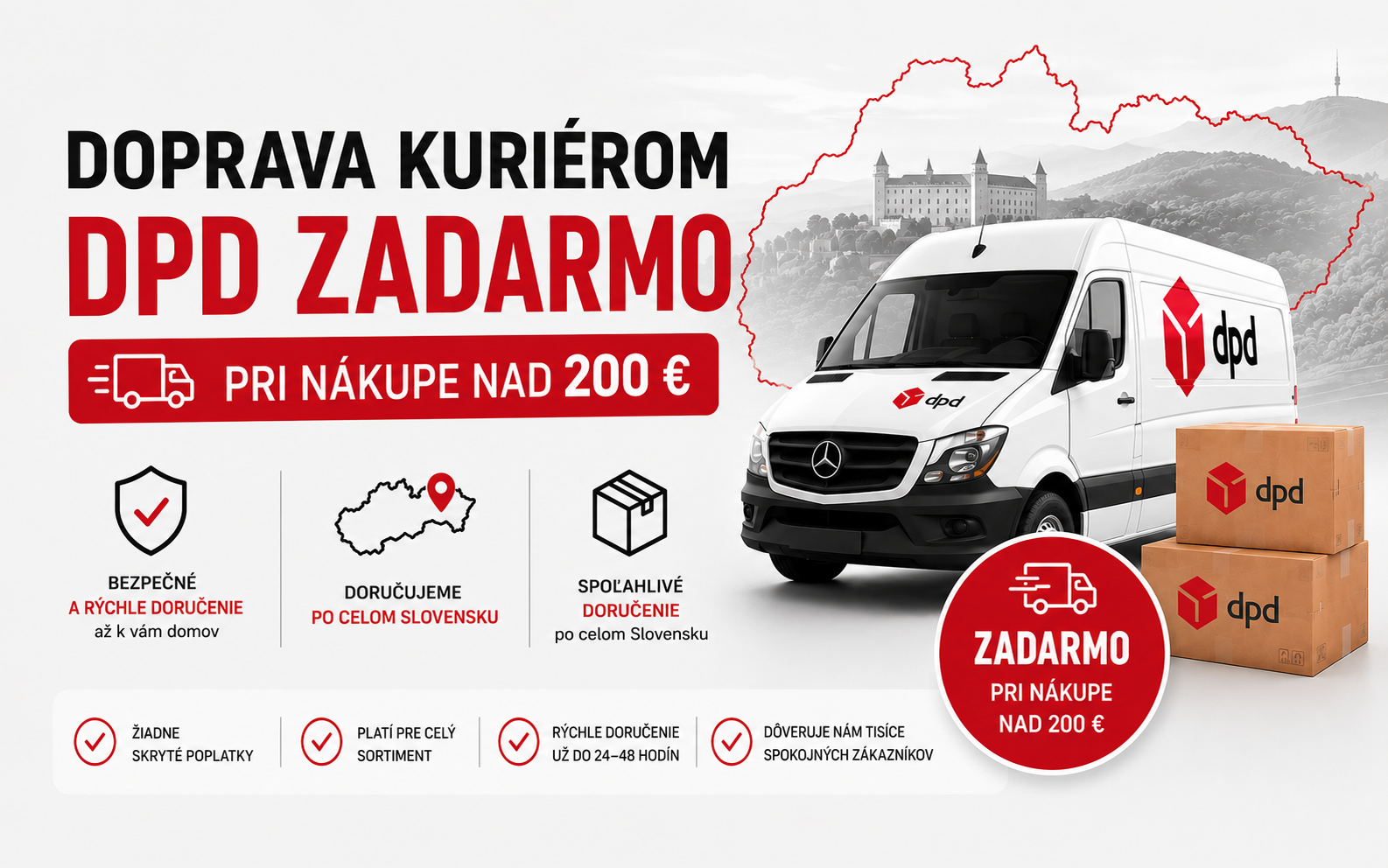 Doprava zadarmo