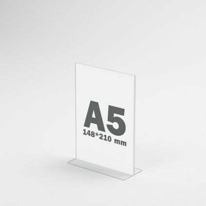 Plexi drziak na menu A5