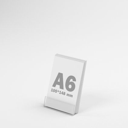 Plexi stojancek na letaky format A6