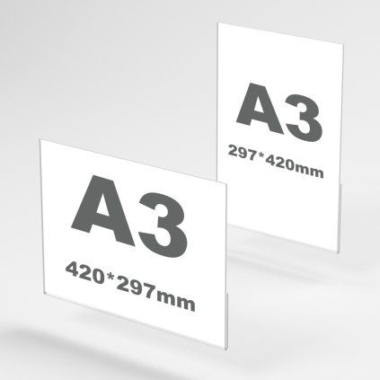 Samolepiaca plexi kapsa na leták A3