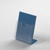 Modrý plexi držiak na letáky formátu A6