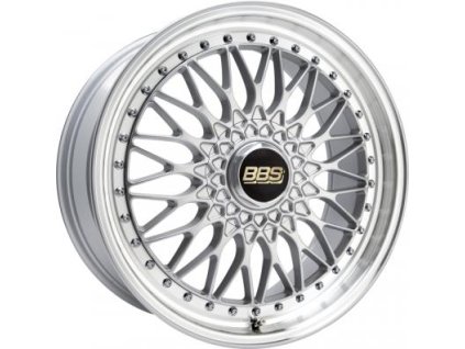 BBS Super RS brilliant silver/rim damondcut