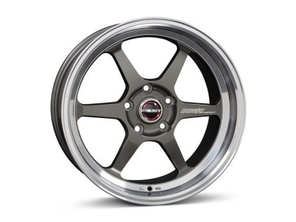 Borbet DB8GT graphite rim polished