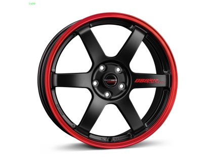 Borbet DB8GT2 black matt rim red