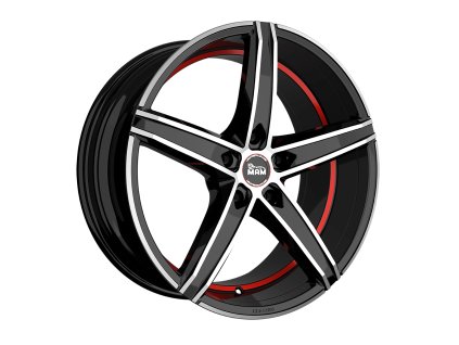 MAM OX-18 BLACK FRONT POLISH RED INSIDE