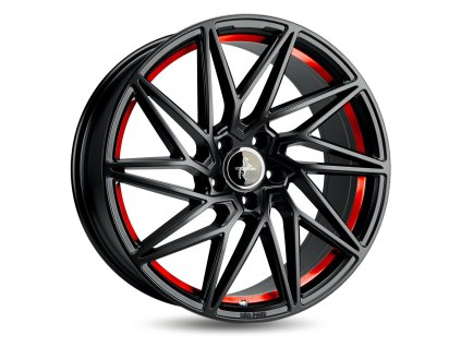 Keskin KT20 MATT BLACK RED INSIDE