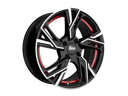 MAM RS5 BLACK FRONT POLISH RED INSIDE