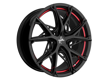 Keskin KT24C BLACK PAINTED RED INSIDE