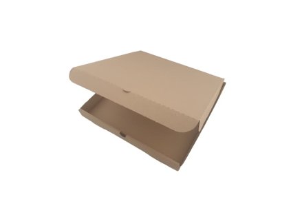 pudelko karton na pizze brazowe