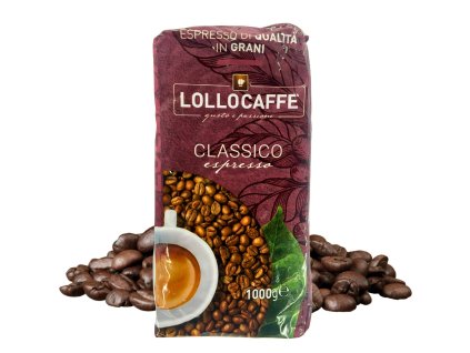zrnkova kava lollo caffe classico 1kg