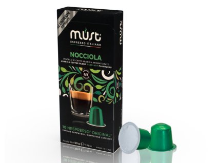 must nocciola hlinikove kapsle do nespresso 10 kusu nejkafe cz