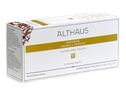 althaus rooibos vanilla toffee 60g nejkafe cz