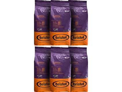 bristot sublime 100 arabica 6 kg zrnkova kava nekafe cz