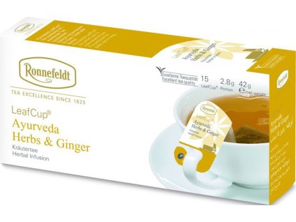 ronnefeld leafcup 15ks ayurveda herbs nejkafe cz