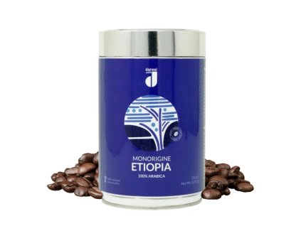 danesi caffe etiopia monorigine 100 arabica 250g zrnkova kava nejkafe cz
