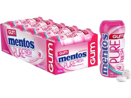 mentos pure fresh bubble fresh karton 10ks nejkafe cz