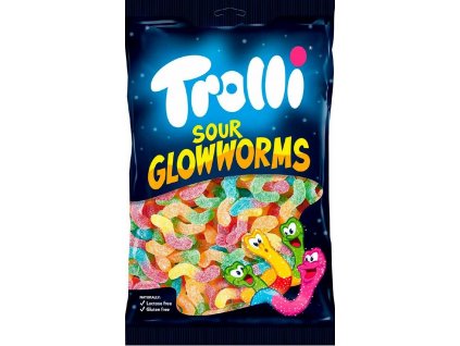 trolli zele sour glow worms 1kg nejkafe cz