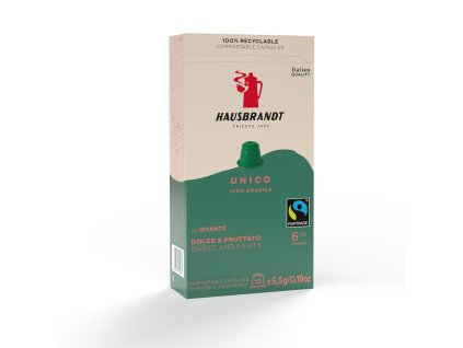 Kapsle Hausbrandt Unico 100% arabica do Nespresso 10ks