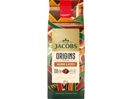 Jacobs Origins Uganda & Kenya mletá káva 200g
