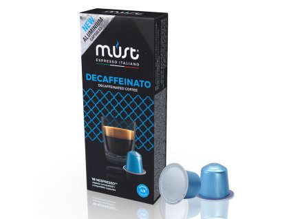 must decaffeinato kapsle nespresso nejkafe cz