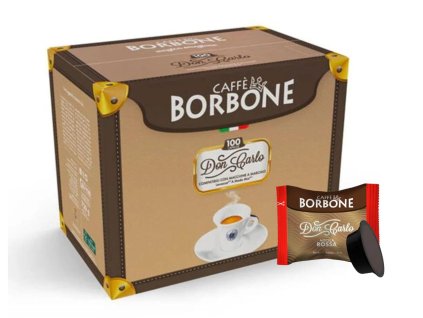 kapsle caffe borbone rossa do lavazza a modo mio 100 ks