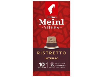 Kompostovatelné kávové kapsle Julius Meinl INSPRESSO Ristretto Intenso do Nespresso 10ks