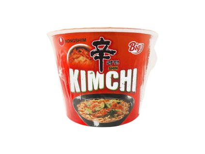 nong shim kimchi ramyun noodle soup big bowl 112g nejkafe