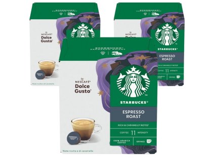 starbucks nescafe dolce gusto espresso roast espresso 3 x 12 kapsli