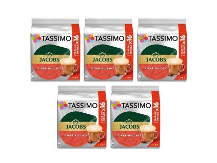 tassimo jacobs cafe au lait 16 kusu karton 5 baleni