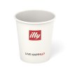 Illy papírový kelímek s víčkem na kávu bílý 355 ml