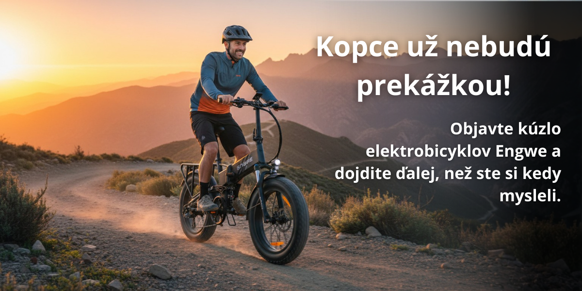 Zdolávajte kopce s úsmevom: Ako vybrať elektrobicykel, ktorý vás dovezie ďalej, než ste si kedy predstavovali