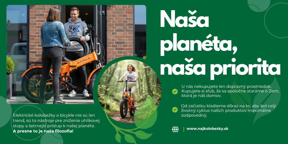 Naša planéta, naša priorita: S nami jazdíte čisto a zodpovedne!