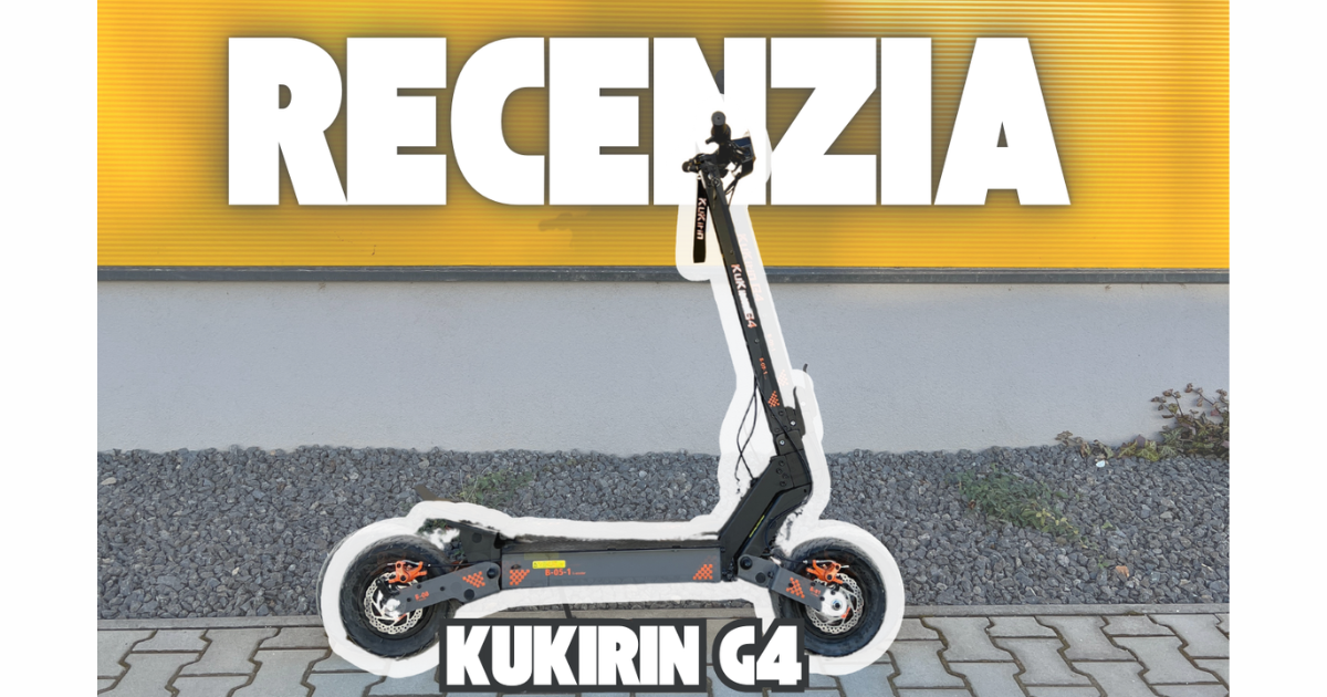 [Recenzia] : Kugoo KuKirin G4 - Výkonná elektrická kolobežka s dlhým dojazdom