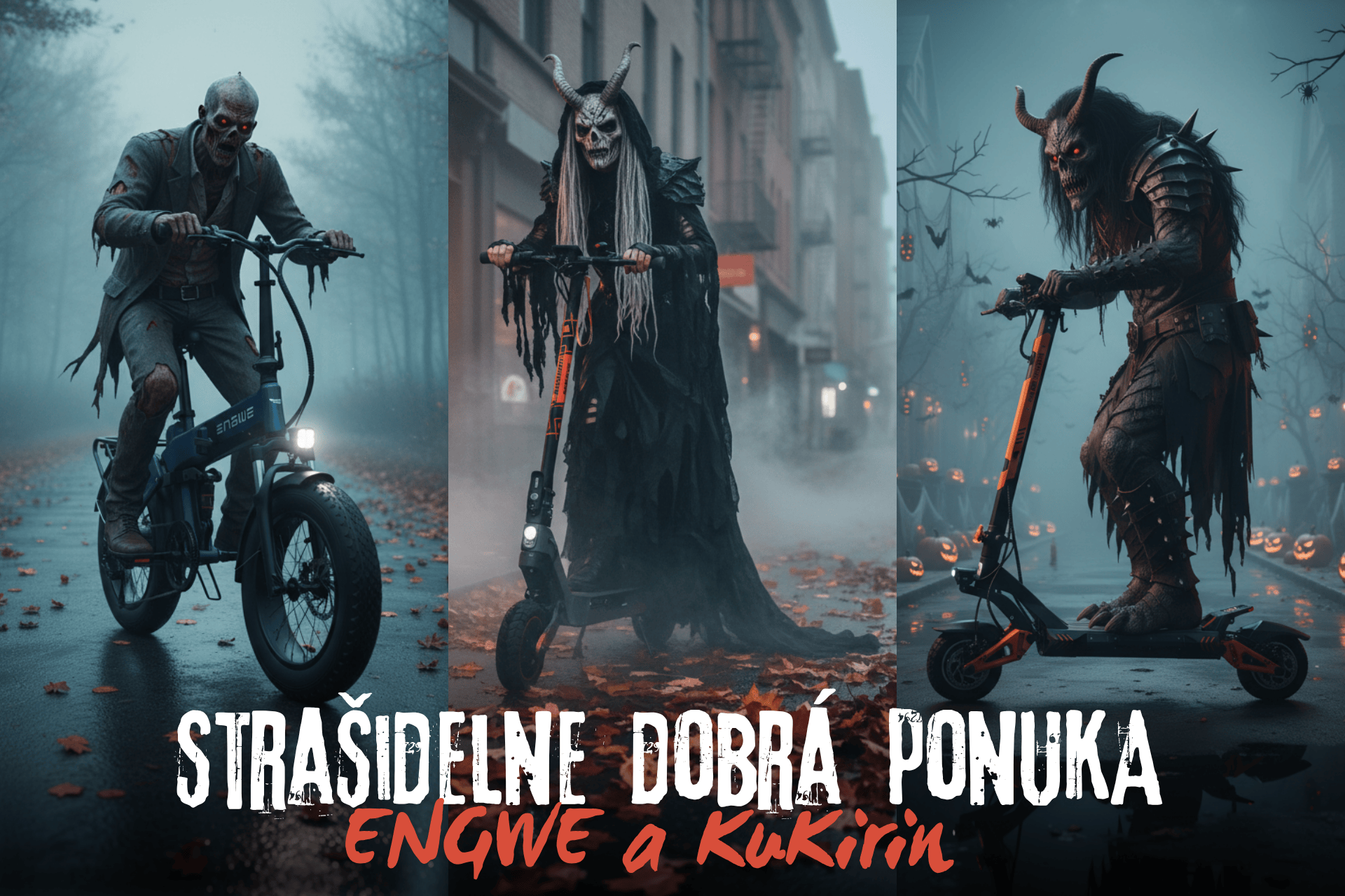 Strašidelne dobrá ponuka Engwe a Kukirin