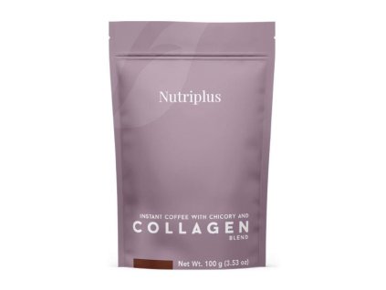 Nutriplus Instantná káva s čakankou a kolagénom 100 g