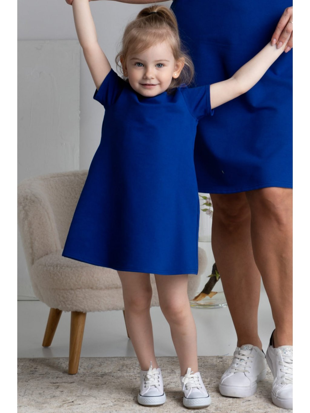 ZĽAVA Detské šaty Hope kráľovské modré