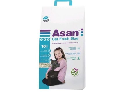 Podstielka ASAN Fresh Blue pre mačky a fretky 10 L (2 kg)