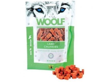 Pamlsok Woolf Dog Lamb Chunkies 100 g