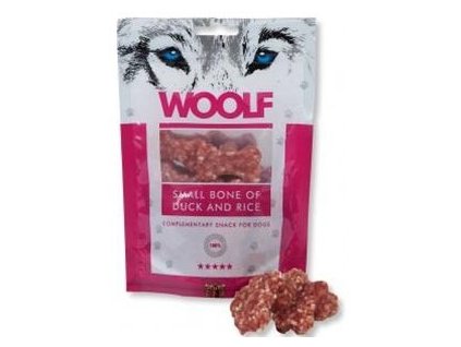 Pamlsok Woolf Dog Duck Bone Small & Rice 100 g