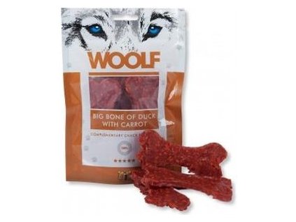 Pamlsok Woolf Dog Duck Bone Big & Carrot 100 g