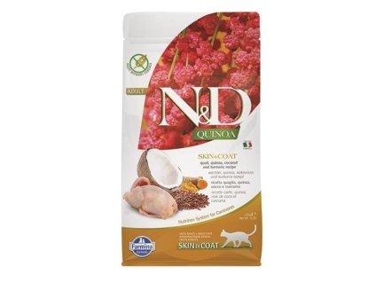 Farmina N&D cat GF QUINOA Skin&Coat Quail 1,5 kg
