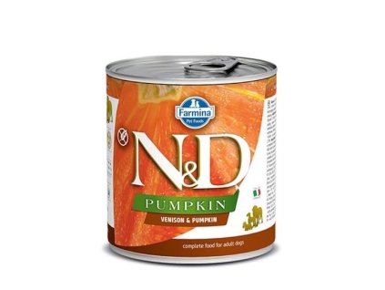 Farmina N&D dog PUMPKIN & Venison konzerva 285 g