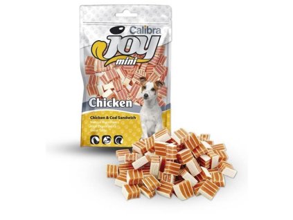 Pamlsok CALIBRA Joy DOG Mini Chicken&Cod Sandwich 70 g