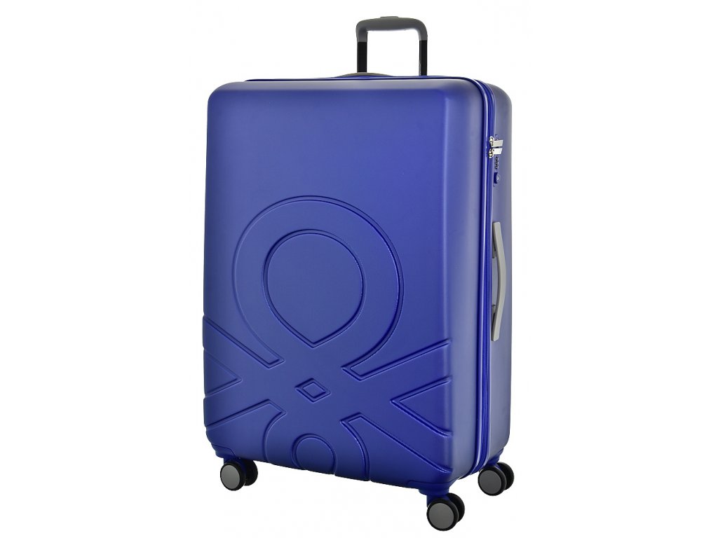 173557 6 cestovni kufr benetton ultra logo l modra