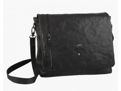 Messenger in pelle Nero