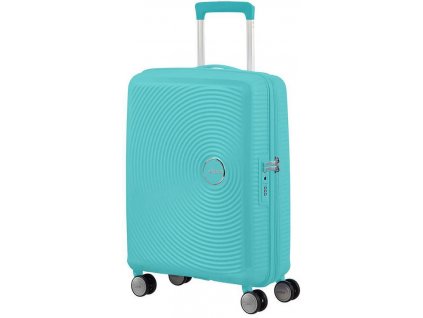 3249726 american tourister soundbox spinner 55 20 exp tsa poolside blue