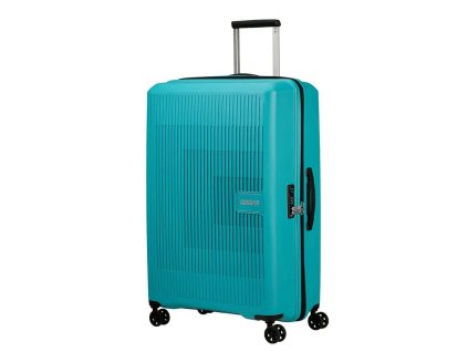 3266481 american tourister aerostep spinner 77 exp turquoise tonic
